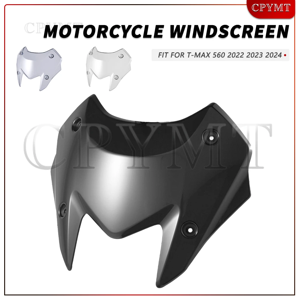 Fit For T-MAX 560 TMAX560 TMAX T MAX 560 2022 2023 2024 Motorcycle Windshield Windscreen Wind Deflector