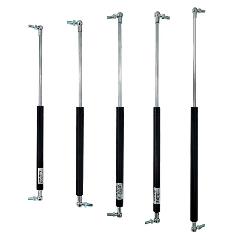 2PC 18*8 Rod Gas Spring Folding Hinge Stroke 50-500N Force Lift Support Hole Center Distance 420-550mm Stroke Distance 170-230mm