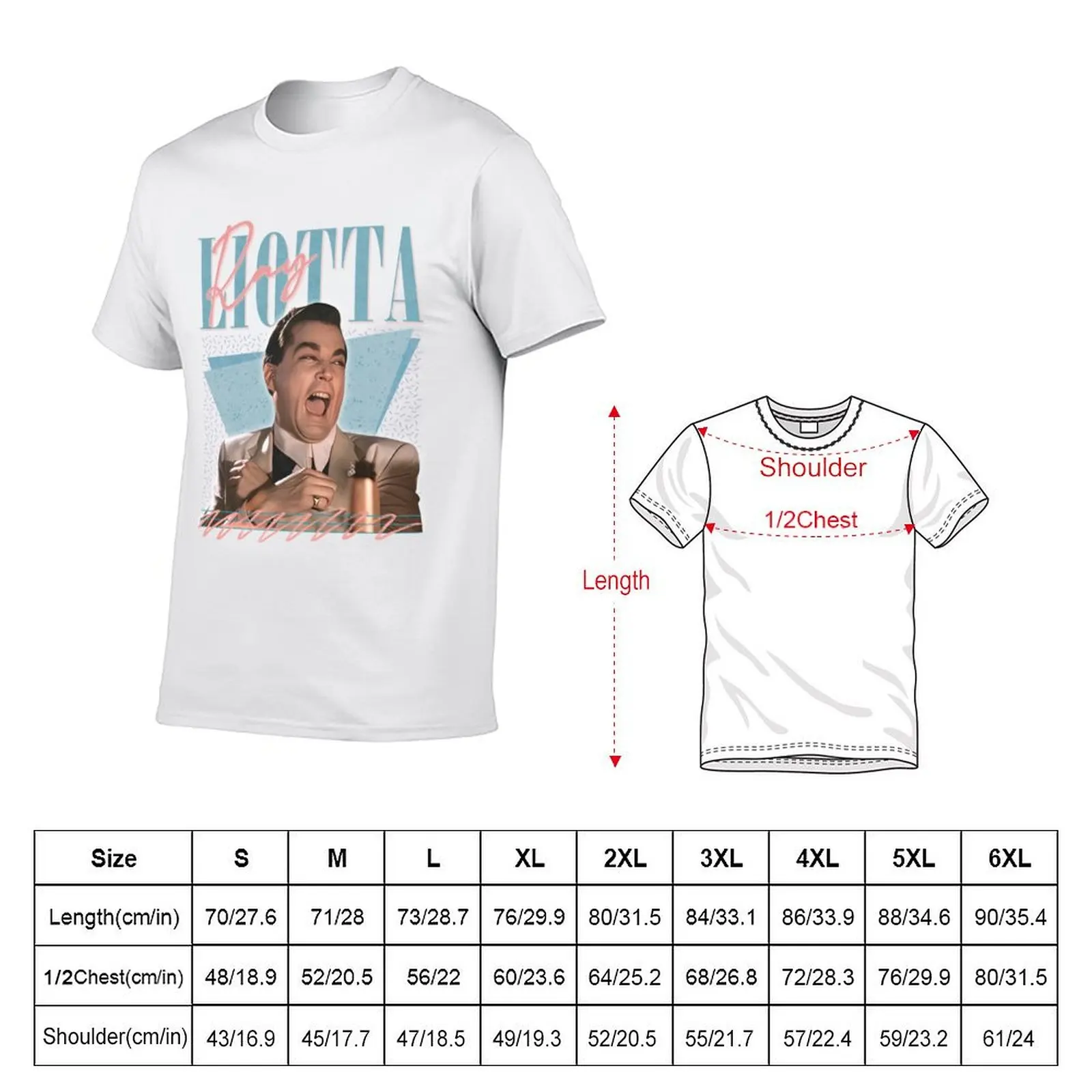 Ray Liotta T-Shirt men t shirt cotton 100% man t shirts for men T-Shirt