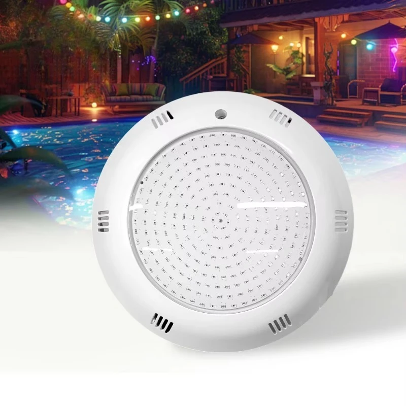 

IP68 Waterproof 12V Remote Control LED Pool Lights ABS Resin Filled RGB Underwater Rechargeable Submersible Led Pool Lights