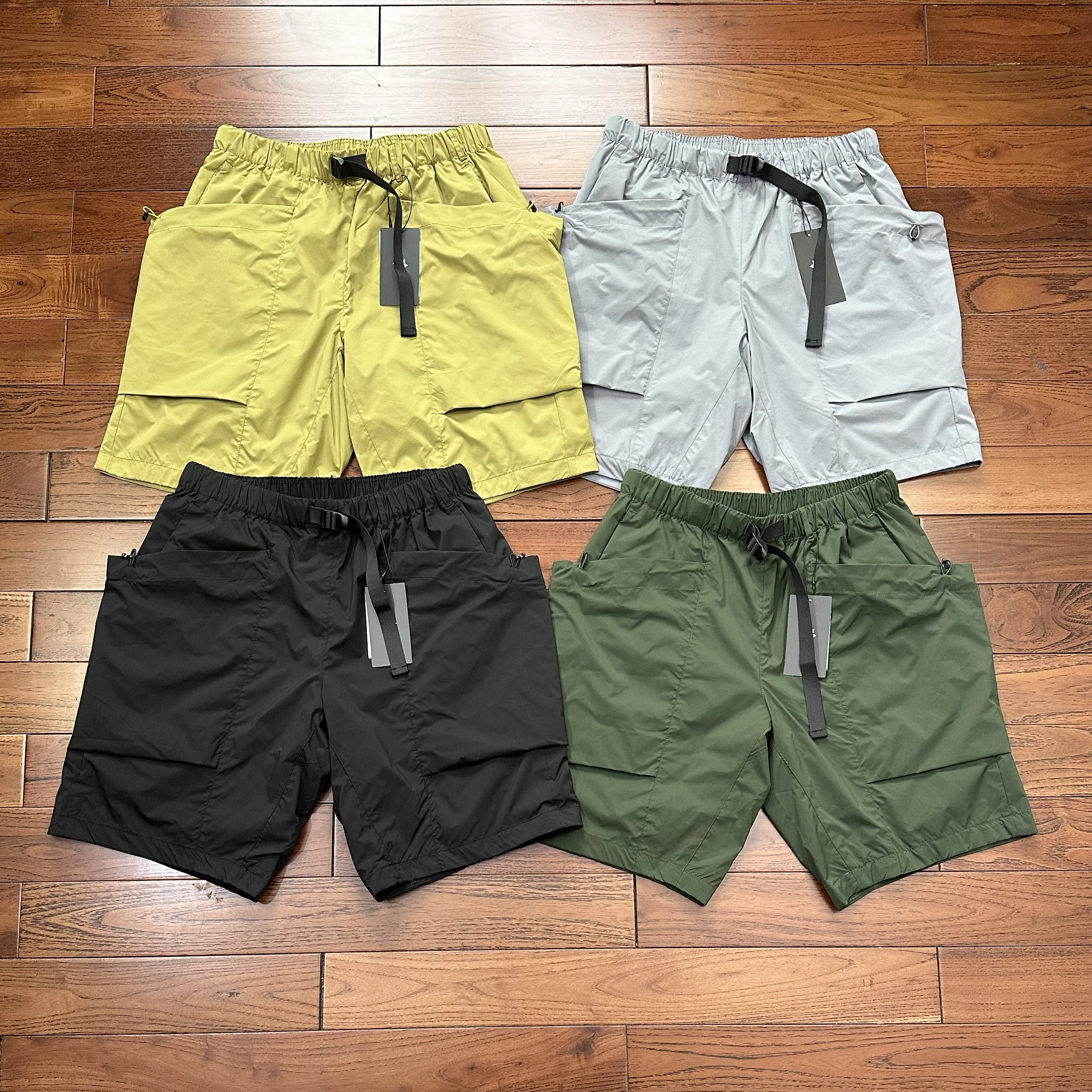 

GDW альпинистские быстросохнущие нейлоновые повседневные шорты с большим карманом и защитой от брызг нейтрального цвета