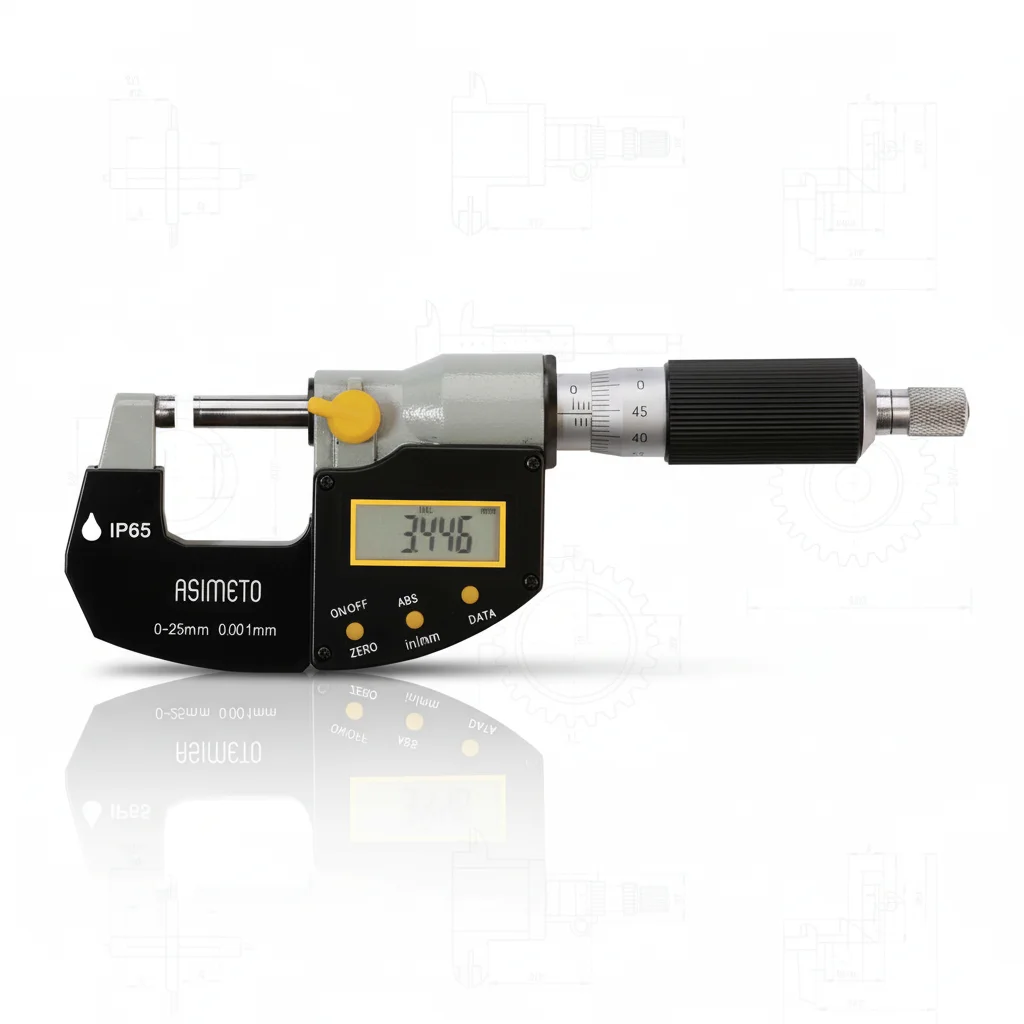 Hot Sale Digital Outside Micrometer with 0.003 mm Accuracy and IP65 Protection Level