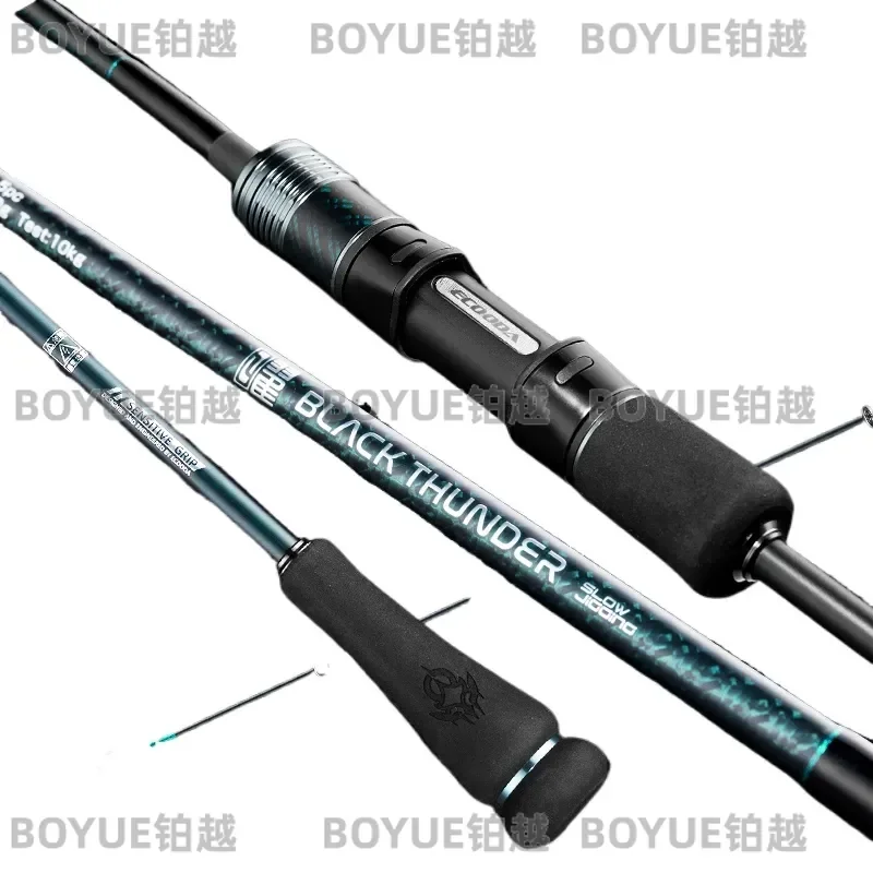 Heavy Duty Slow Jigging Fishing Rod Fuji Guides Saltwater Offshore Boat Trolling Iron Plate Lure Sea Angling Gear