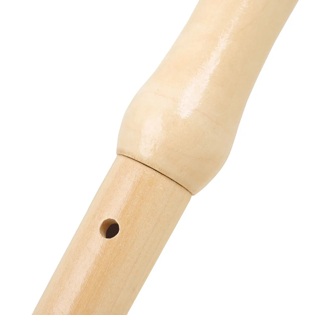 

8 Hole Wooden Soprano Recorder Durable Firm Long Use Storage Bag Detachable Grade Children Beginner Music Lesson