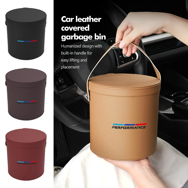 

Car Garbage Bin Ashtray Dust Case Storager Holder Open Cover For BMW X1 X3 X4 X5 X7 G20 G38 F20 F39 F48 E46 E60 E36 E39