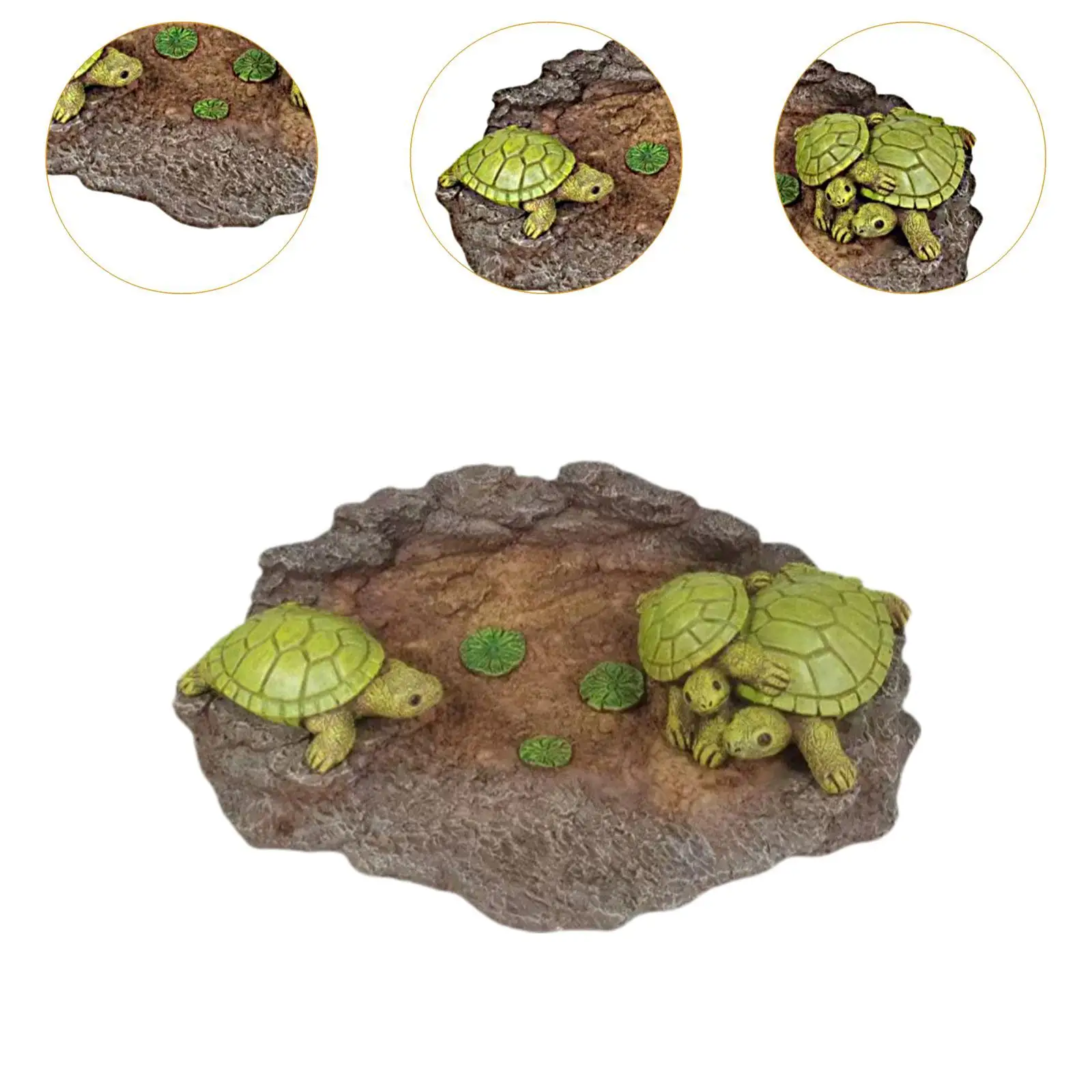 Turtle Splash Block Decorative Tortoise Statue Figurine Gutter Downspout