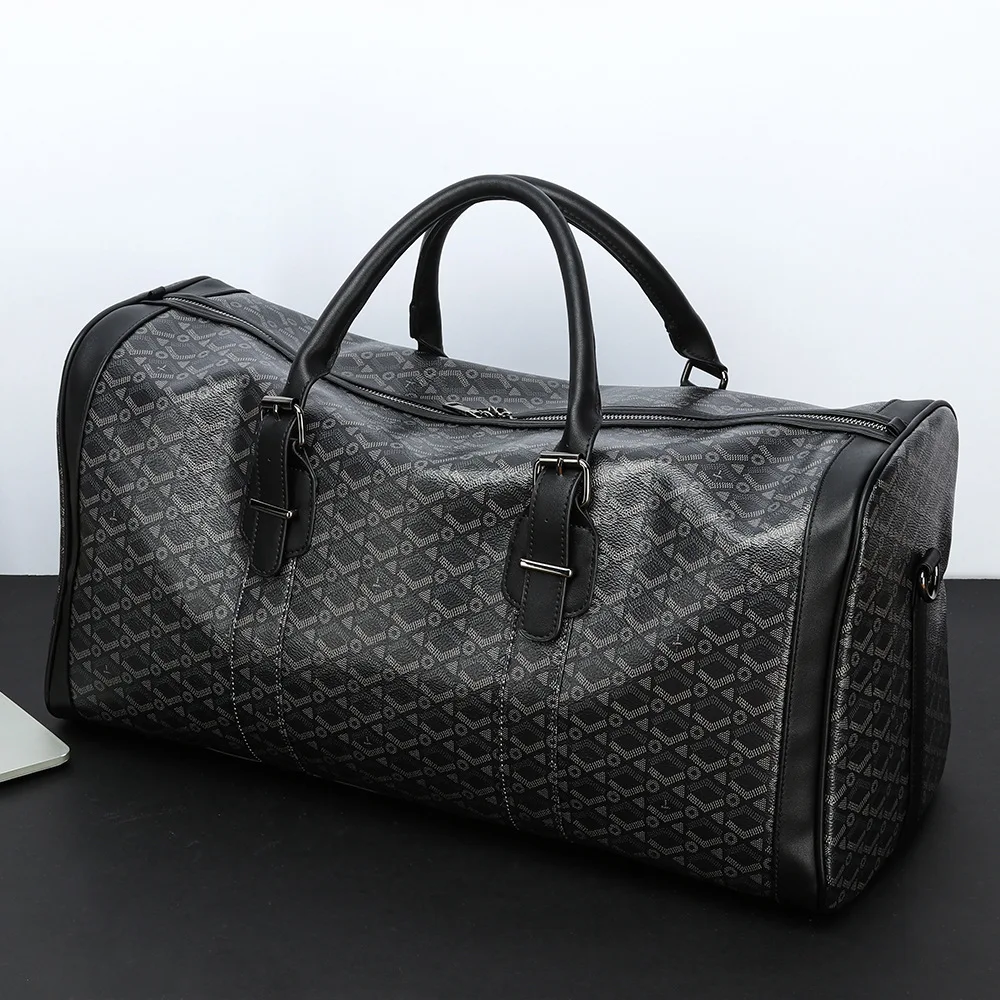 Luxuriöse Karierte Handtaschen für Herren Große Kapazität Reisetasche Shopper Modisches Design Henkeltaschen Multifunktionale Umhängetasche Handtasche – Detail 1