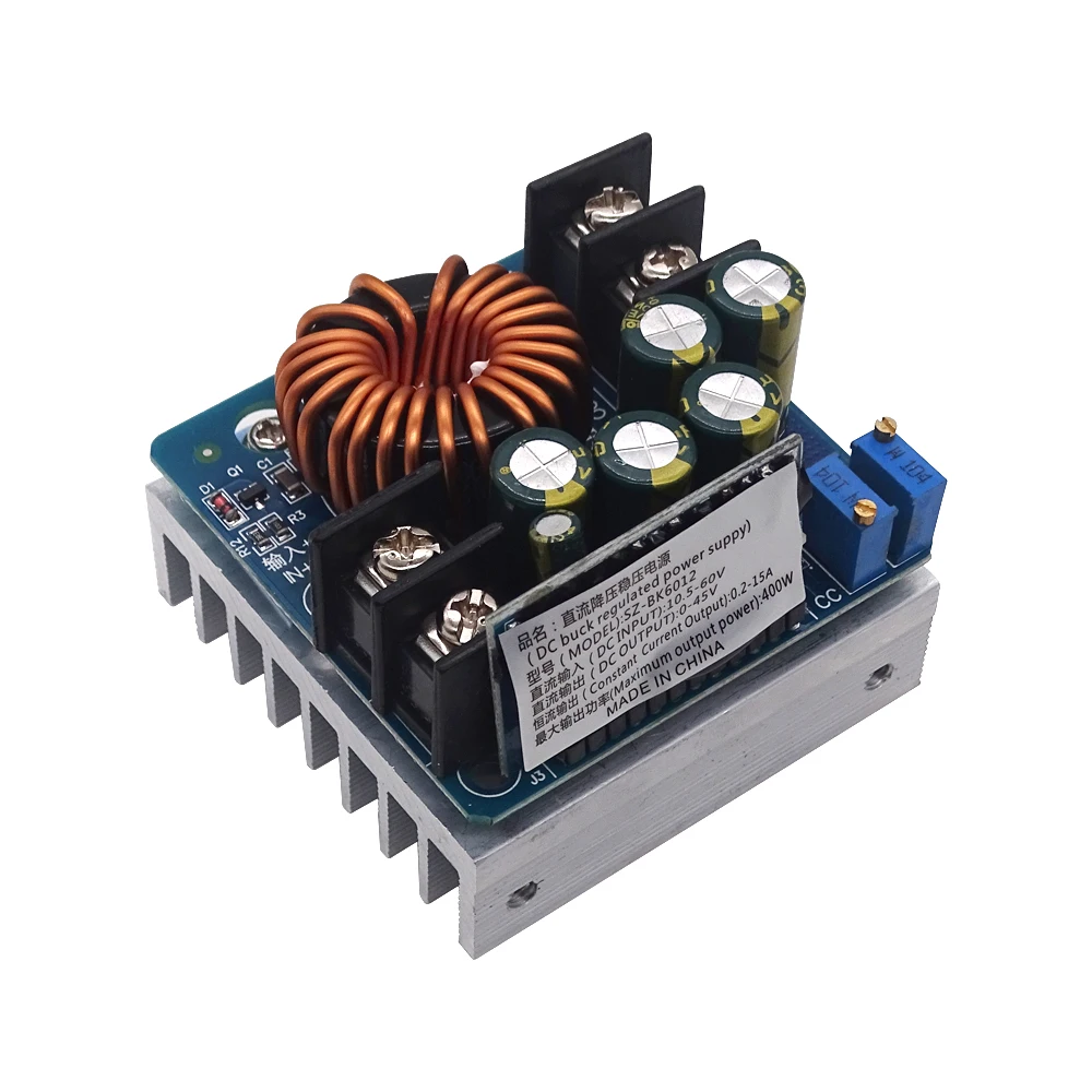 DC-DC 400 واط عالية الطاقة تنحى الجهد المستمر تيار مستمر قابل للتعديل وحدة إمداد الطاقة
