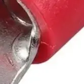 200 Pcs Red Insulated Ring Terminal Electrical Crimp Connector For 20-16 AWG Wire Size #4 #6 #8 #10 Power Tool Accessories
