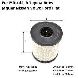 Oil Filter For MINI R56 R57 R58 R60 Cooper S Mitsubish Toyota Jaguar Nissan Volvo Ford Fiat Countryman Roadster Petrol 1109CK