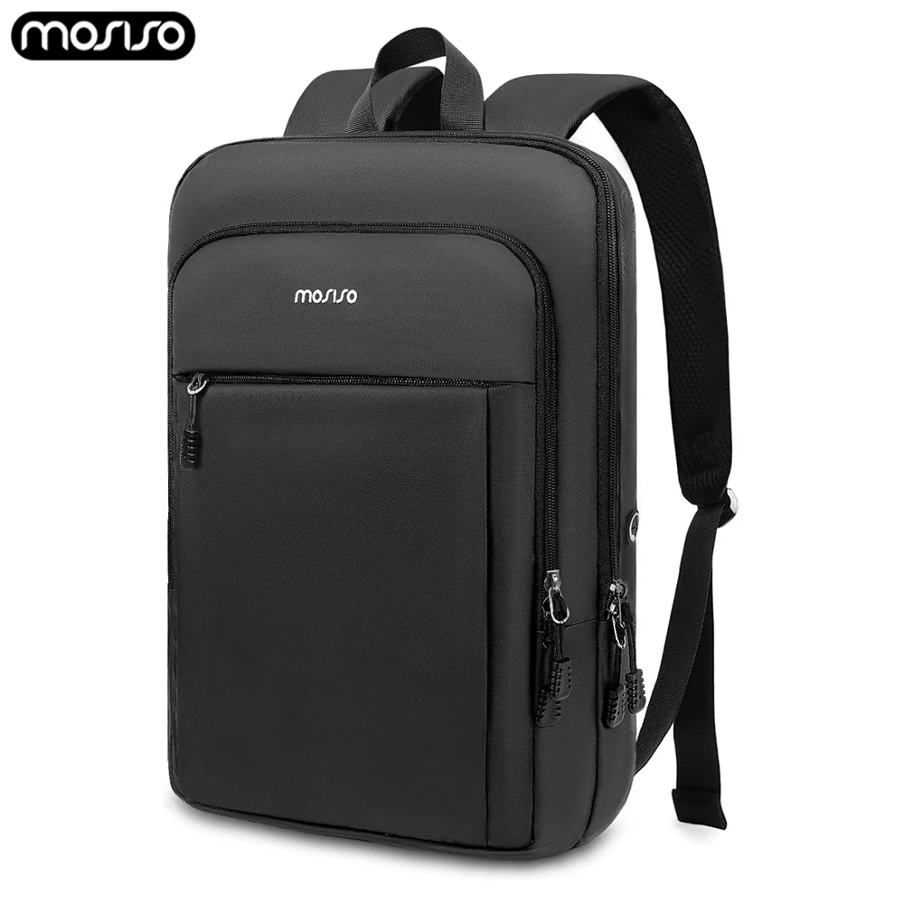 Waterproof Laptop Backpack Men Business Backpack 15.6 16 17.3 inch Laptop Bag Lightweight Commute Travel Computer Back pack Bags