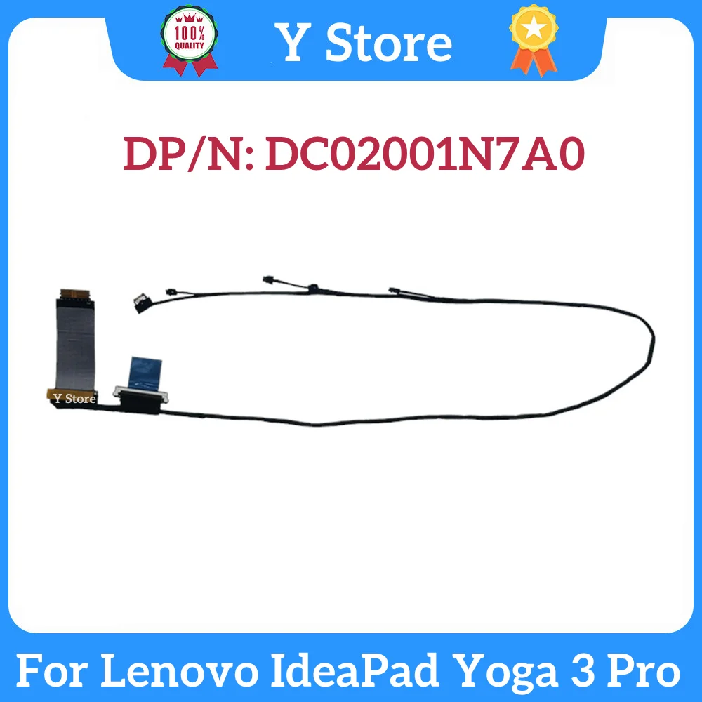 Y Store New Original Laptop LCD Cable LVDS Wire Vido EDP Connect Line For Lenovo IdeaPad Yoga 3 Pro DC02001N7A0 DC02001N7C0