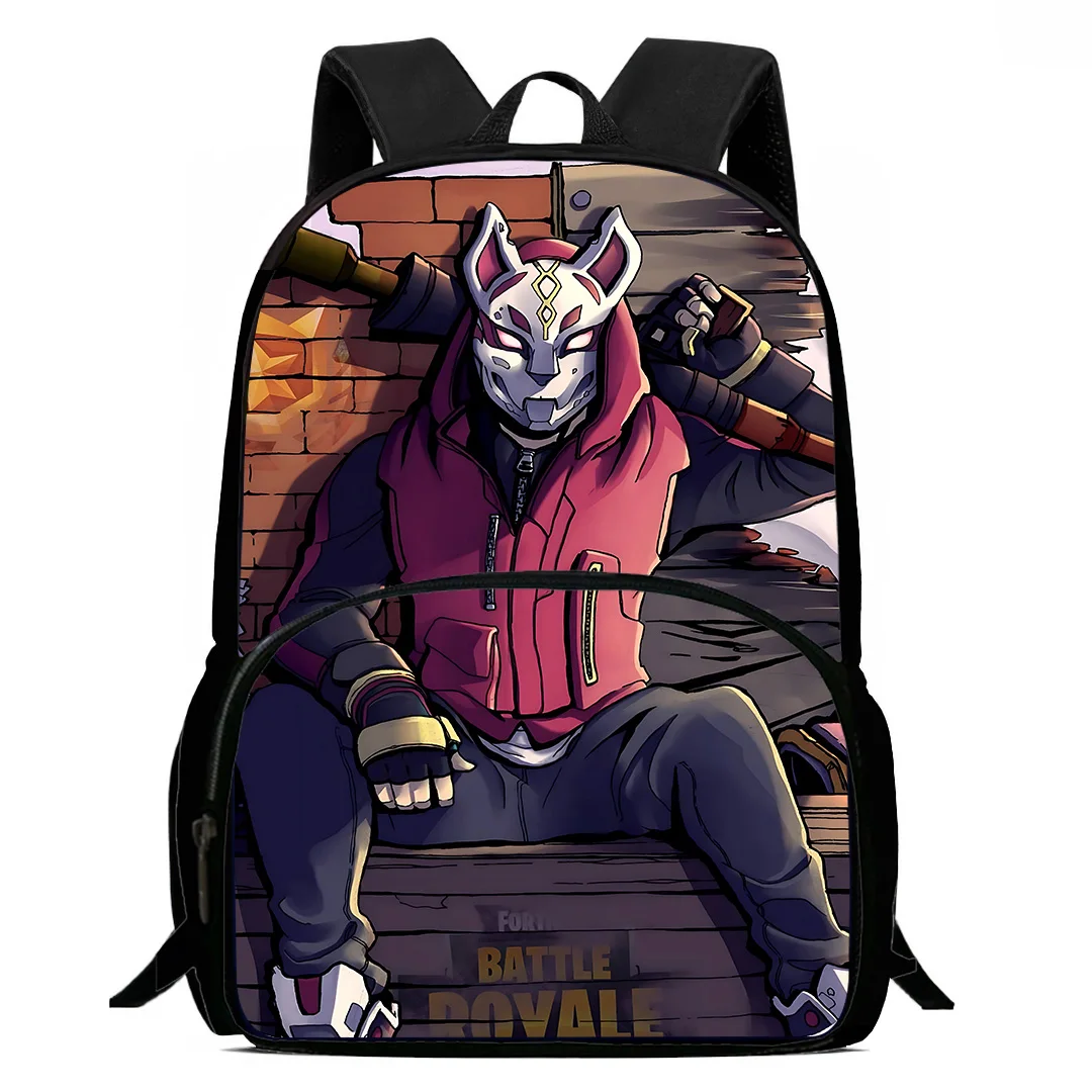Hot Game FortniteS Kids Backpacks Boys and Girls Student Birthday Gift Child School Bags Large Capacity Camping Durable Rucksack