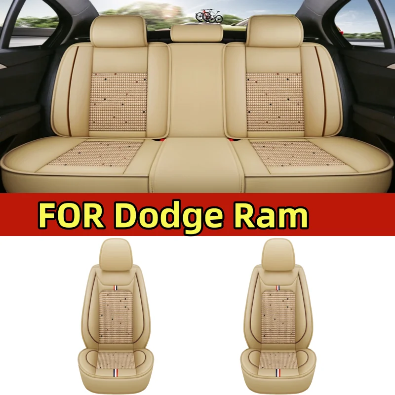 

FOR Dodge Ram car seat covers are fully wrapped in PU leather with breathable ice silk splicing, suitable for all seasons
