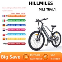 HillMiles MileTrail1 Electric Bike for Adults 250W E-Mountain Ebike 36V13AH Battery 26 Inch Mountain Tire Mountain Electric Bike