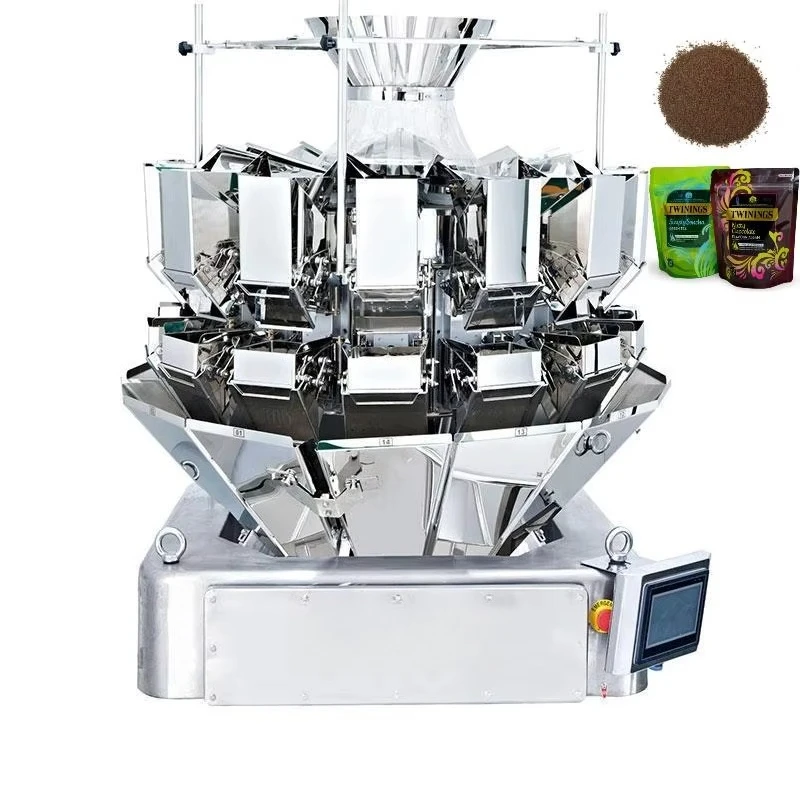 Vacuum Pellet Granule Maize Flour Weighing Packing Machine 10Kg Rice Meal Coffee Beans Zip Macaroni Tomato Packaging Machine
