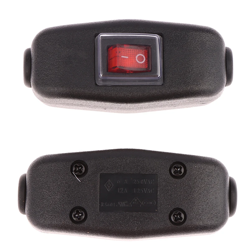 Innovative Dustproof And Waterproof Boat Switch Waterproof In-line Switch Black Boat On/off LED Indicator In-line Switch