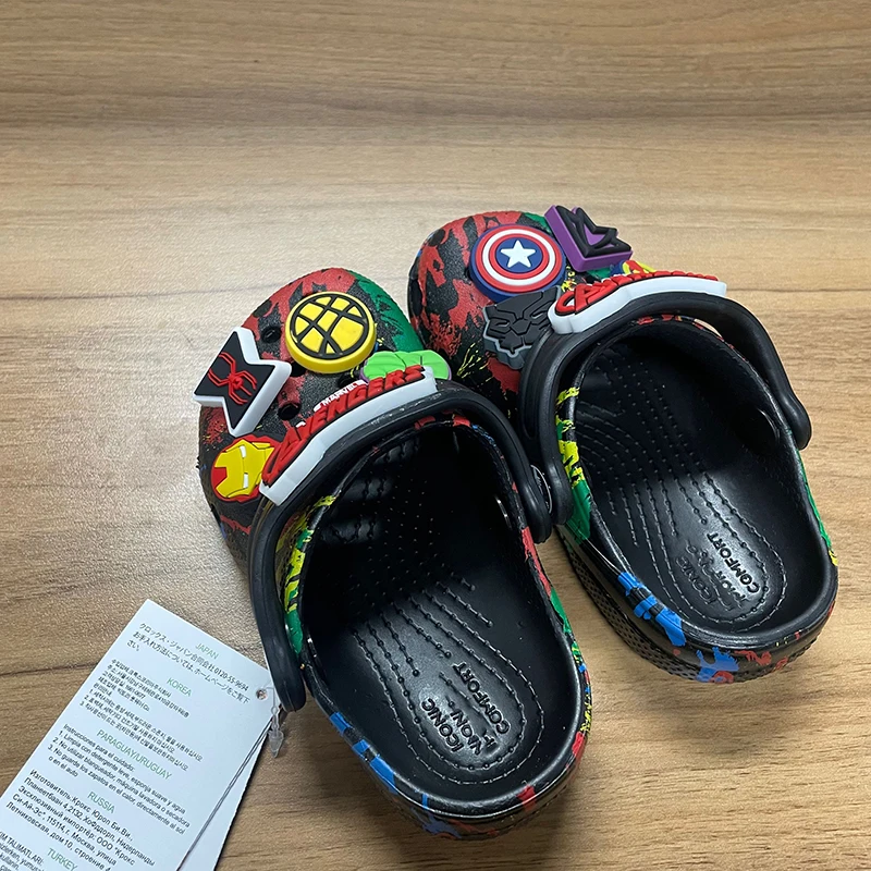 Hole Sandals Slippers Kawaii Eva Anime Home Shoes Outdoor Casual Breathable Beach Shoes Summer Slippers For Kids Gift image 5