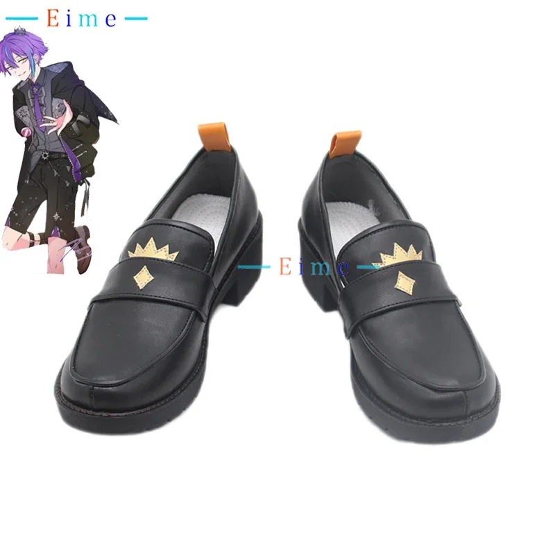 Kamishiro Rui Cosplay Shoes Game PJSK 3rd Anniversary Cosplay Props PU Anime Leather Shoes Halloween Carnival Boots Custom Made