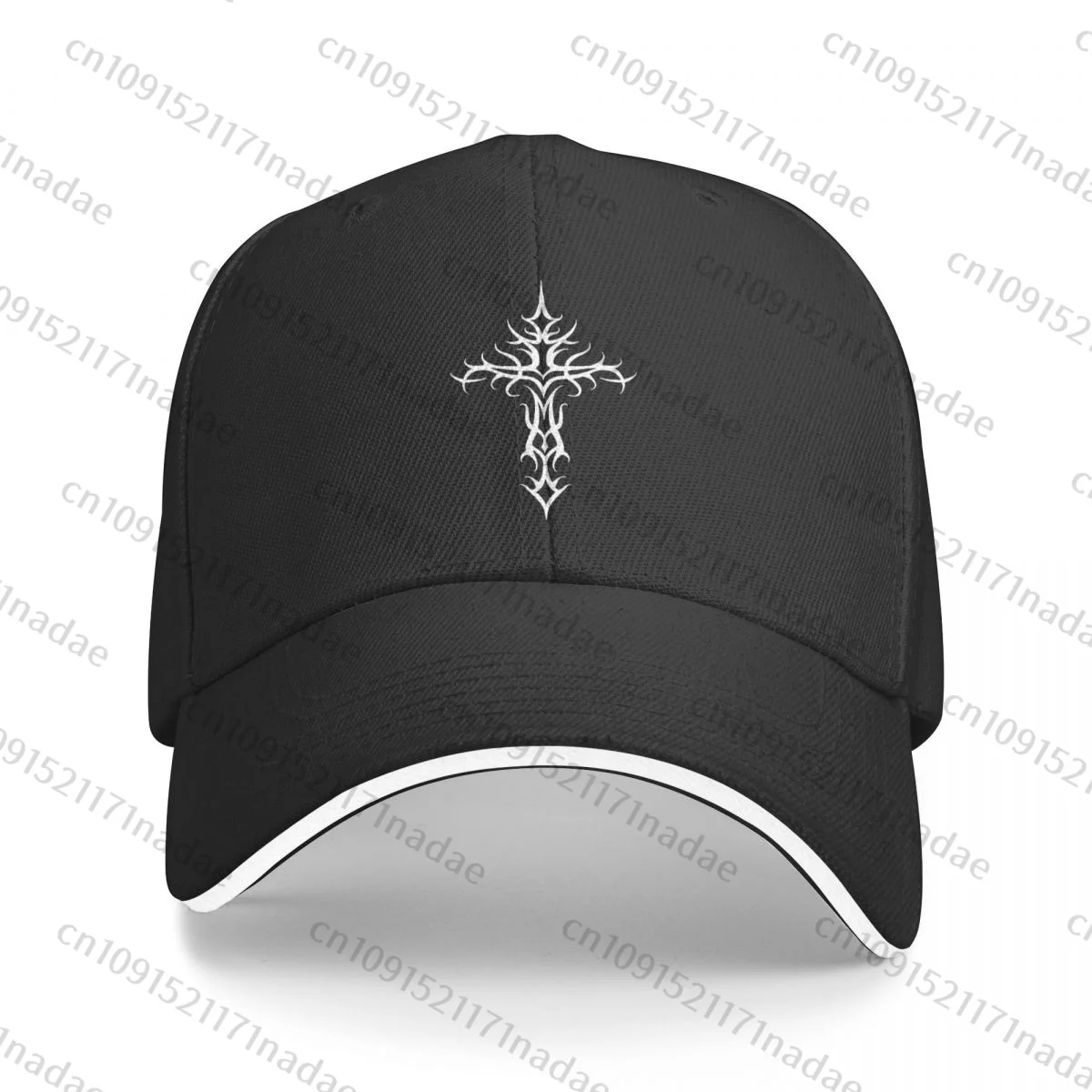 Cross Tattoo Baseball Caps Hip Hop Sandwich Cap Men Women Adjustable Outdoor Sport Hats