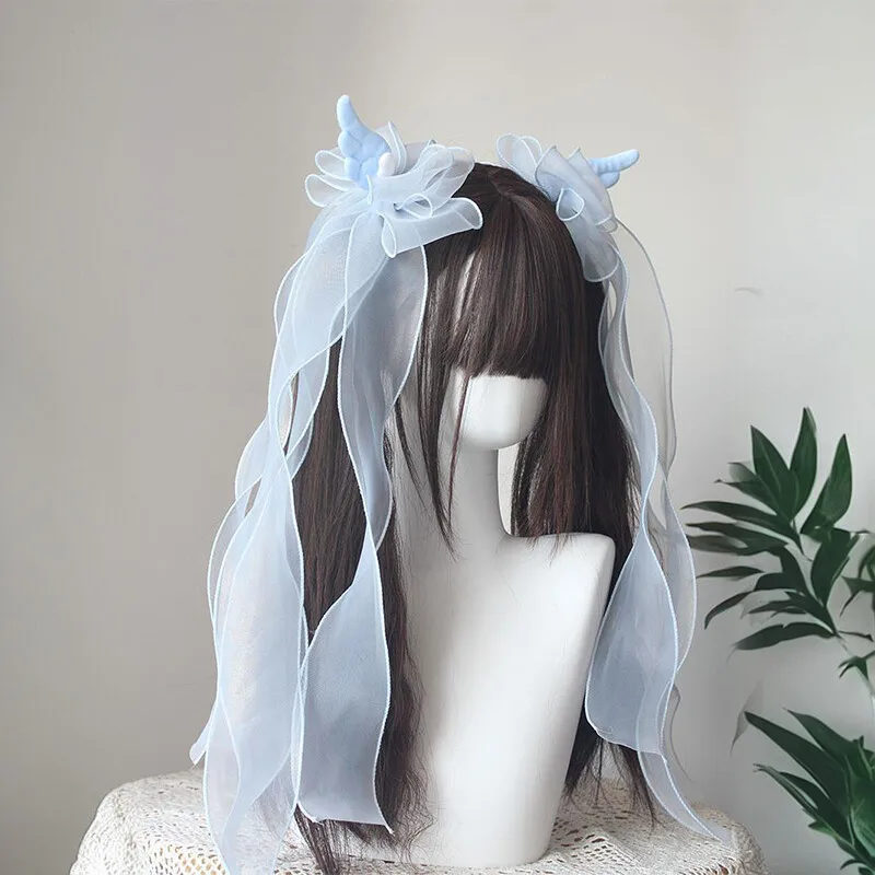 Angel Wing Big Bow Hair Clip Girls Gothic Hairpin Barrettes Hair Ribbons Personality Party Performance Hairpin Hairwear - view 3