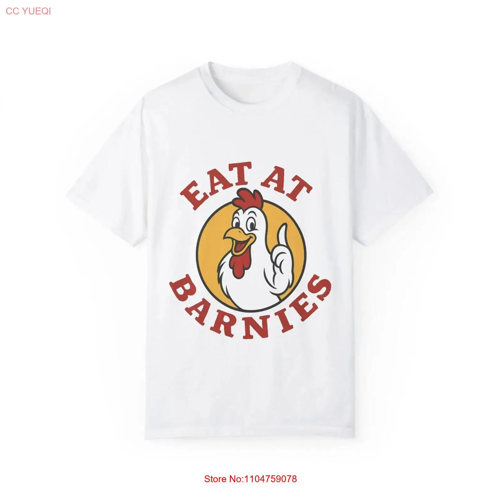 Eat at Bernies Parody T Shirt vintage Washed designer clothes Slightly Versatile Soft Casual Top For Everyday Wear streetwear