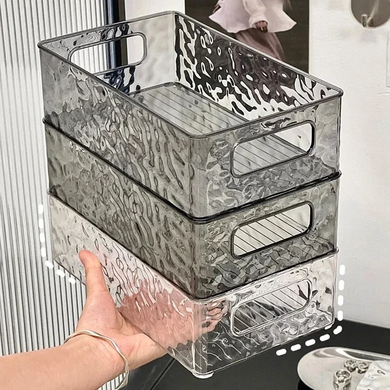 Clear Cosmetic Storage Box Bathroom Make Up Organizer Luxury Makeup Cosmet Box Beauty Storage Skincear Organizer