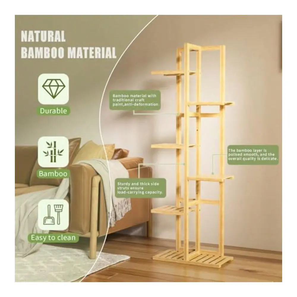 

Plant Stand Indoor Wood Tall Flower Holder Corner Ed Plant Shelf For Multiple Plants