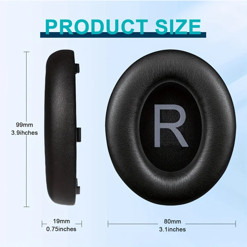 Модернизированные сменные амбушюры для наушников Bos 700 (NC700) — мягкая искусственная кожа, роскошная пена с эффектом памяти, прочные амбушюры