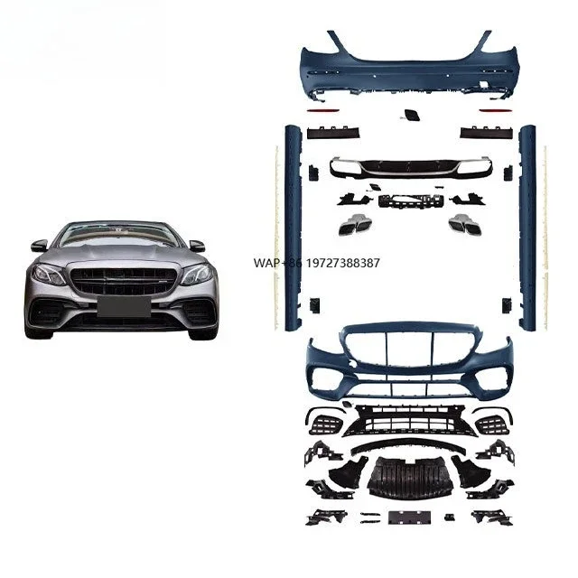 

Manufacturing Source Car Front Bumper Rear Bumper Hood Lamp Side Skirt for E Class W213 16-20 to E63