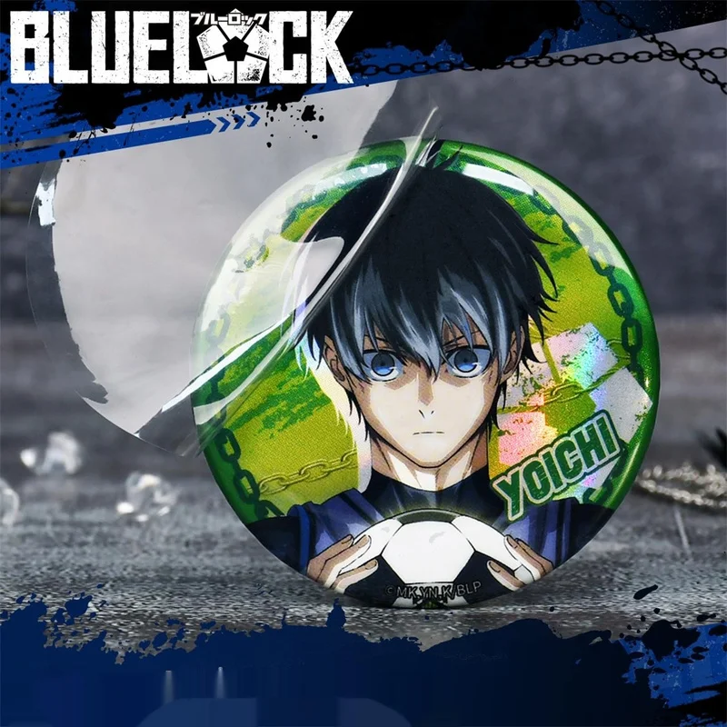 

Anime Blue Prison/Blue Lock Laser Beam Badge/Bar Cutting Leopard Horse Nagi Makoto Shirou Official Valley Decoration Gift