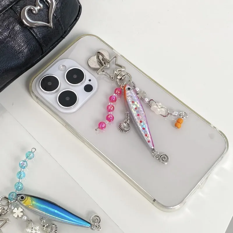 Ocean Style Small Fish Keychain Fashion Simulated Fish Series Car Keys Keyrings Creative Saury Fish Pendant Keychains Wholesale