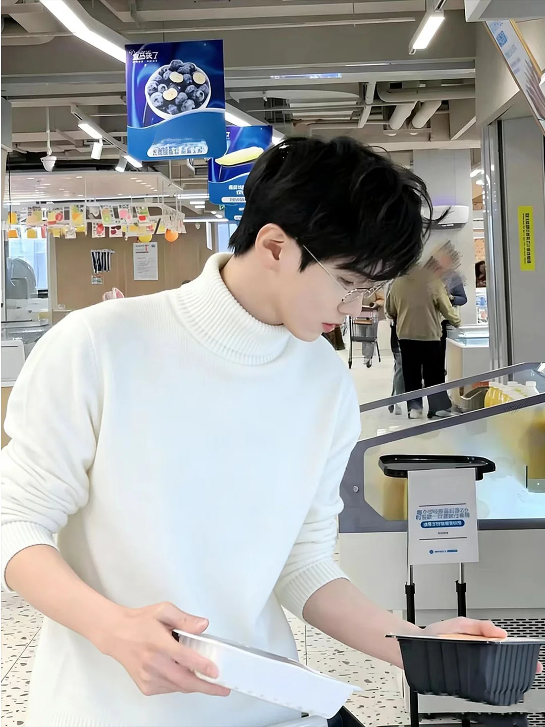 

Мужской зимний свитер Cleanfit из утолщенного флиса с высоким воротником, корейский базовый слой, трикотажная кофта для ношения под одеждой