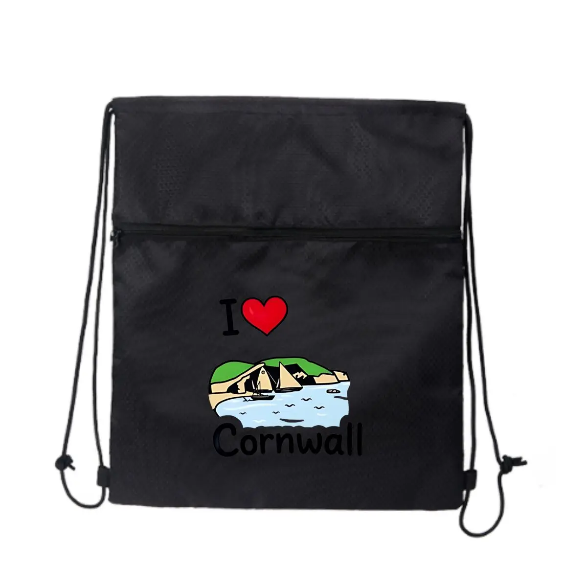 

Кепка I Love Cornwall для спорта и работника. Черная повседневная сумка на шнурке, вмещает кошелек для телефона и многое другое.