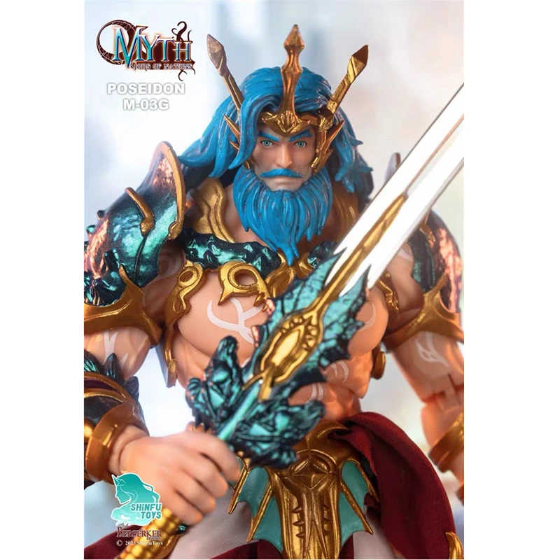 

1/12 Scale 6IN Collectible Figure Sea God Poseidon Myth Gods Of Nations Series Soldier Action Figure Toys