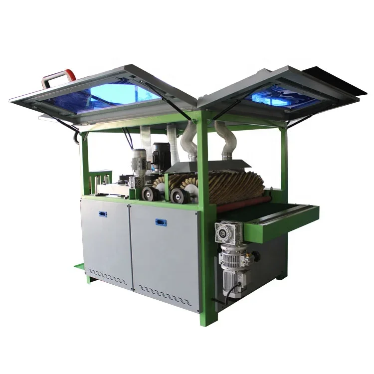 MDF Furniture Wood MDF Polishing Brush Sander For Kitchen Cabinet Doors/Woodworking Machinery Wood Polishing Machine