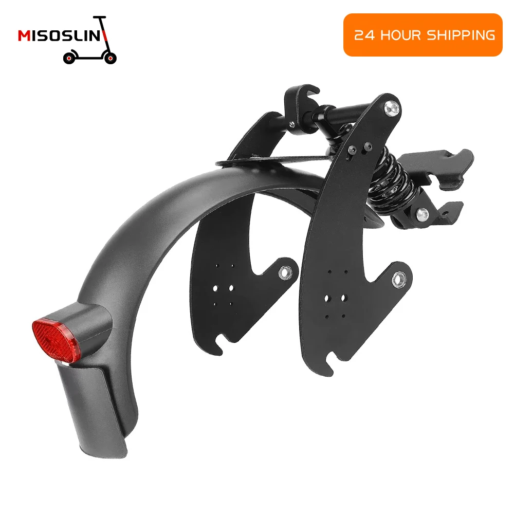 

Rear Shock Absorber Kit With Fender Taillight Reflective Tube For Ninebot G30 G30D G30LP E-Scooter Modified Damping Suspension
