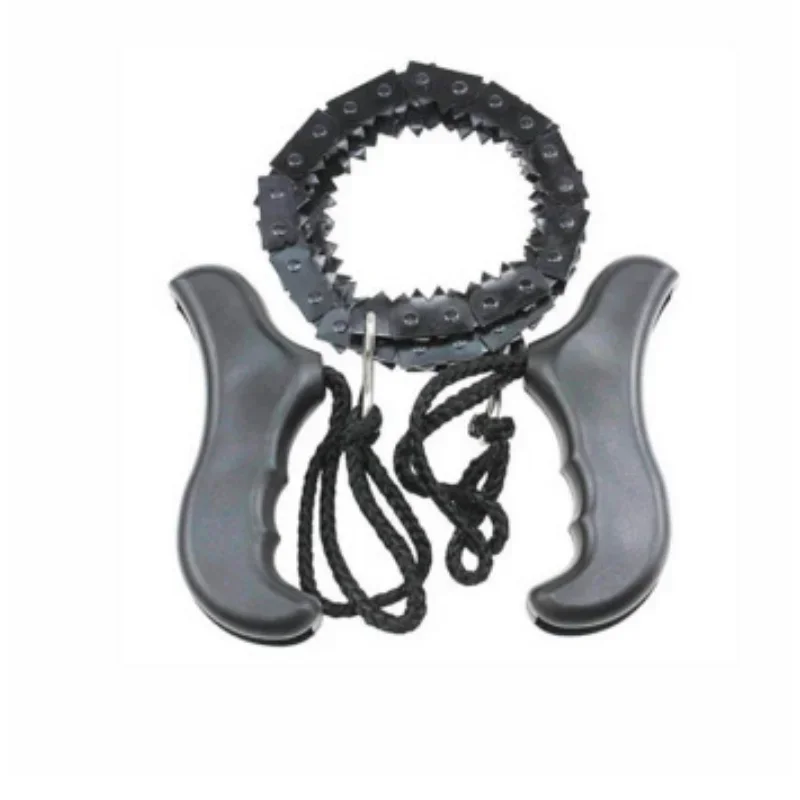 כלי הישרדות יד חירום ציוד רב שרשרת מסור קיפול ידית ראיתי קמפינג טיול בחוץ