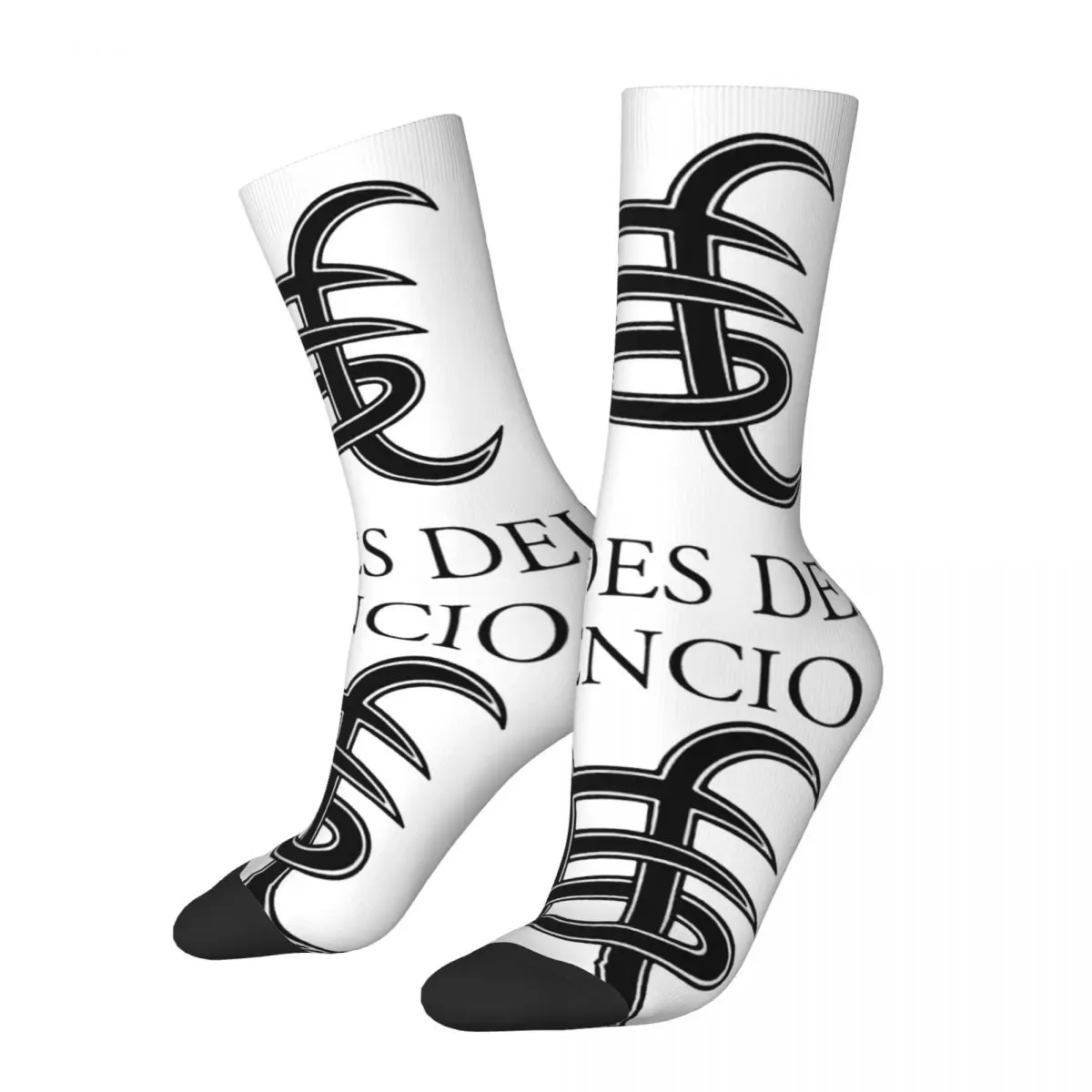 

HEROES DEL SILENCIO Unisex Winter Socks Hip Hop Happy Crew Socks Street Style Crazy Sock