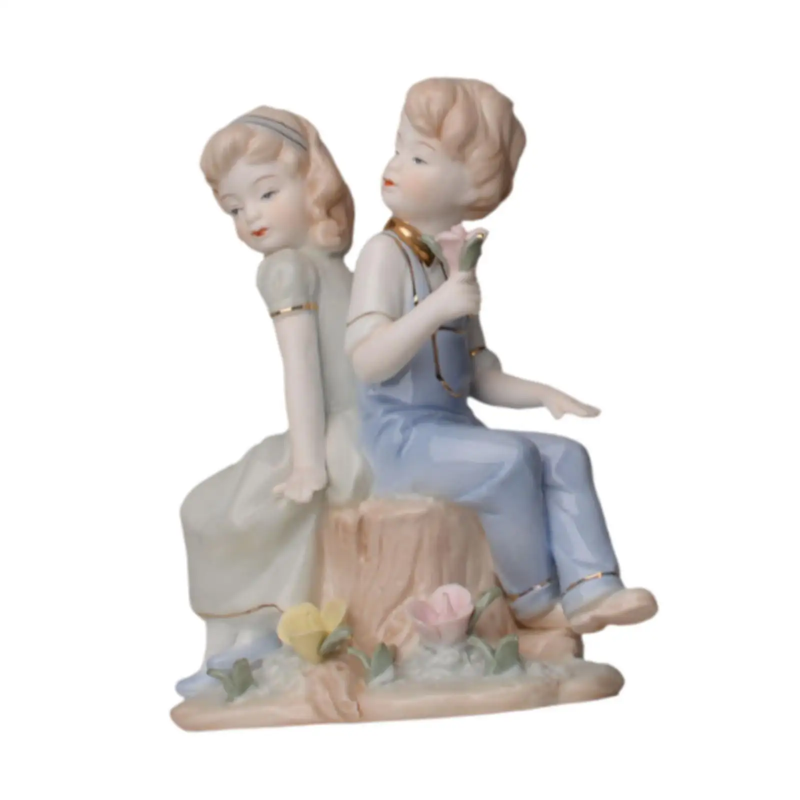 

Статуэтка мальчика и девочки, искусно выполненная, художественное изделие, украшение для дома, настольный декор для шкафа, спальни, офиса, полки, гостиной