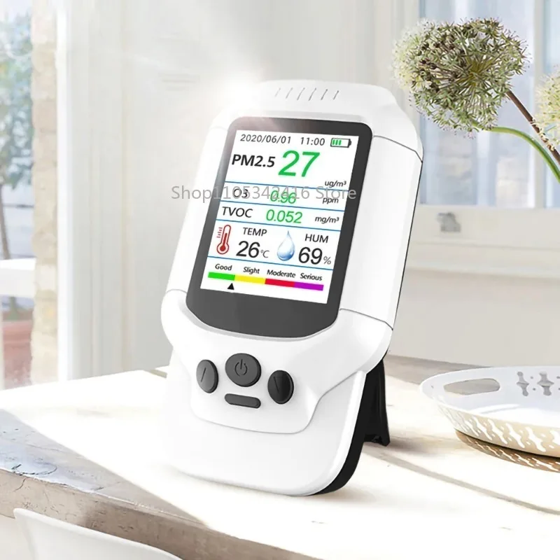 Portable O3 Gas Detector Ozone PM2.5 Meter Indoor Outdoor Air Quality Monitor Analyzer Testing Equipment OEM ODM view 4