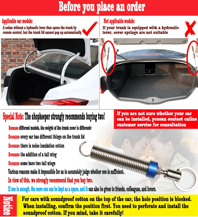 Kofferraum Deckel Start Lift Einstellbare Metall Frühling Gerät Für Honda Accord Crider Integra City Civic Auto Boot Stamm Frühling Gerät – Detail 19