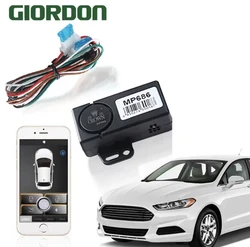 Smart Key Car Alarm System With Remote Start And bluetooth controls Mobile phone control keyless entry&power