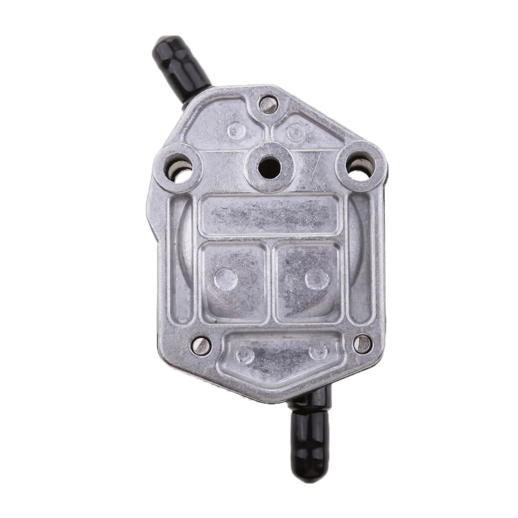 Conjunto de Bomba de Combustible para Motor Fuera de Borda, Repuesto Eléctrico Metálico Plateado para Motores Fuera de Borda Yamaha 25HP 85HP y Suzuki, Modelos Compatibles