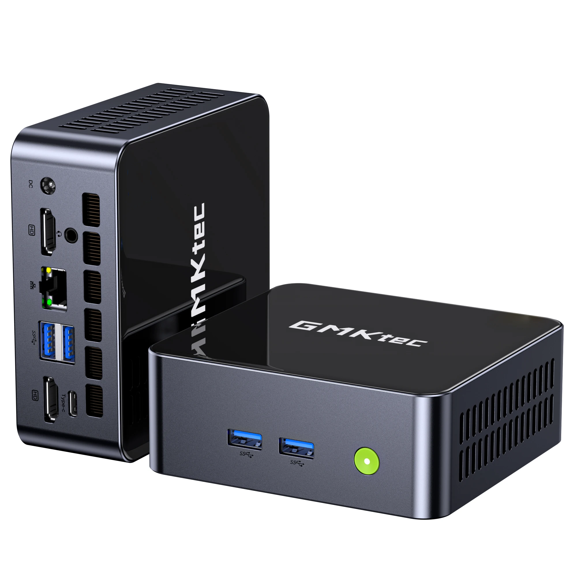 GMKtec M3S Mini-pc Intel ®   Kern ™   3 Processor 304 Mini Computer 12GB RAM 512GB PCIe3.0 SSD Windows 11 Pro Dubbele 2.5G LAN Desktop PC
