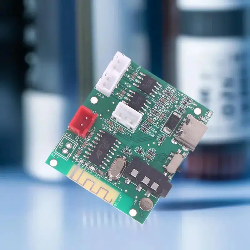 Multifunction Speaker DIY 5.2 BT Module 5V 5W+5WTWS Power Amplifier Board 3.5AUX Wireless PCBA Board