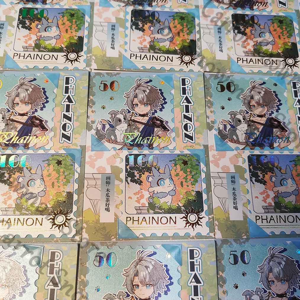 Anime Honkai: Star Rail Phainon Badge Tinplate Emblem Stamp Photo Paper Card Acrylic Standing Sign Cartoon Cospaly Gift