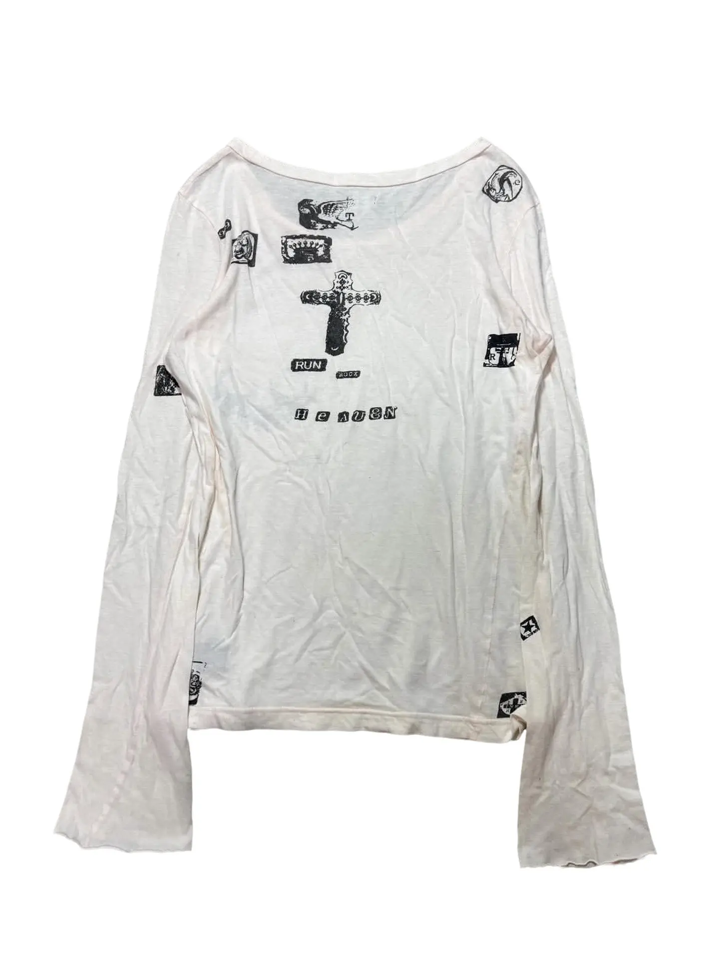 

LGB Pioneer Vision Rare Printed Pattern Long Sleeve T-Shirt