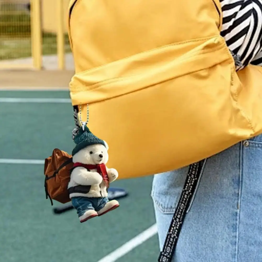 

Медведь Автомобильный Подвесной Деко Медведь Зеркало Заднего Вида Подвеска для Автомобиля Домашний Декор Стильный Дизайн Рюкзака Уникальный Подарок на Рождество