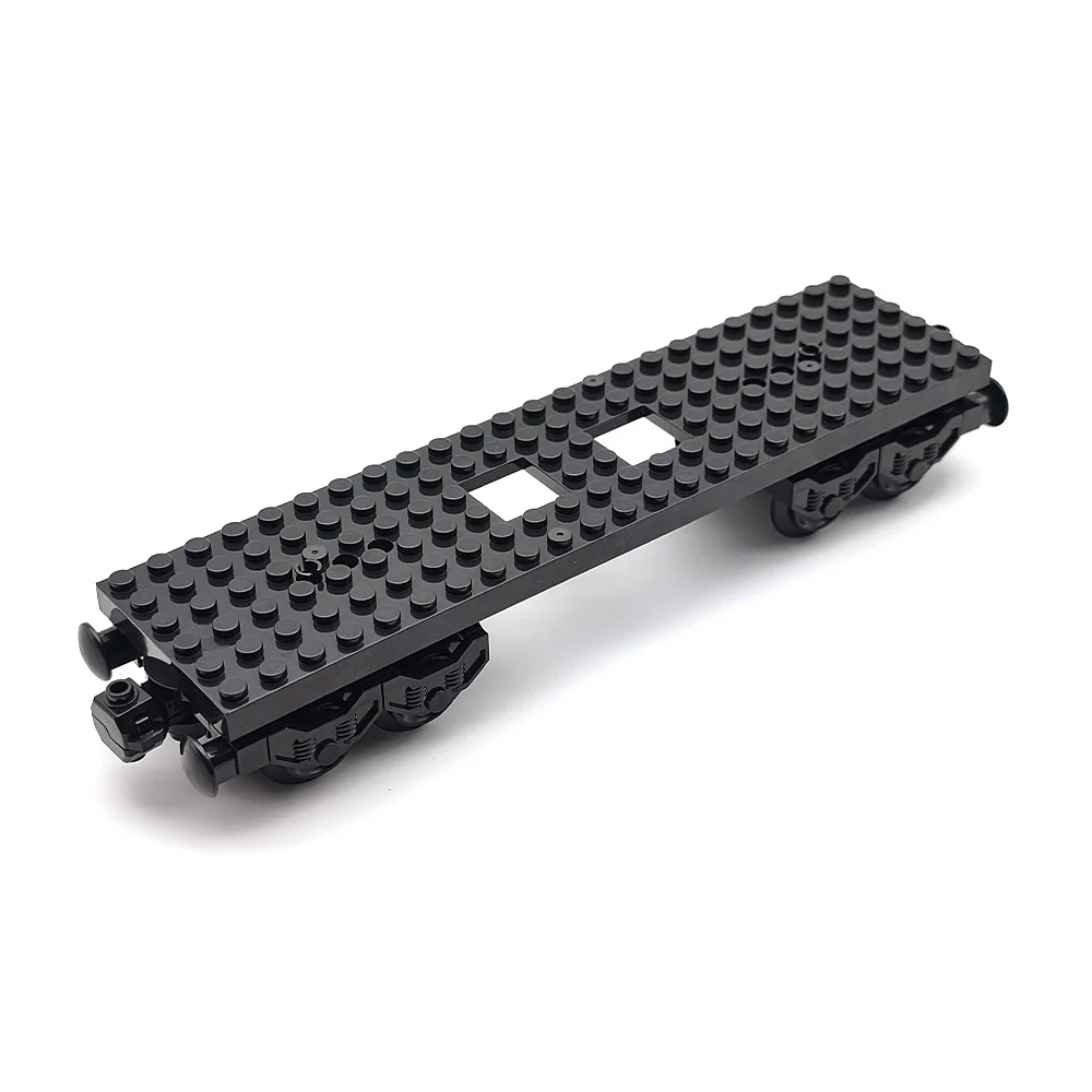 Compatible With LEGO Rail Car Train Carriage MOC Building Blocks ​​Motor Wheels Parts Magnetic Connectors Coupler Bricks Toys